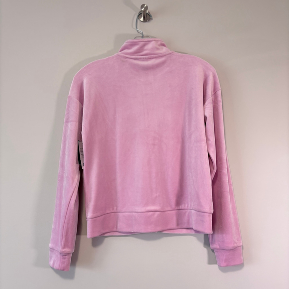 Ideology Kids Extra Large Little Girl's Pink Fleece Zip Sweater-Up NWT - Picture 3 of 4